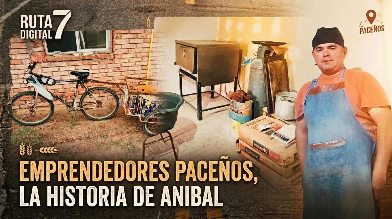 ANÍBAL VILLEGAS, EL PACEÑO QUE AMASA SUS SUEÑOS DE NOCHE Y RECORRE LAS CALLES VENDIENDO PAN CASERO