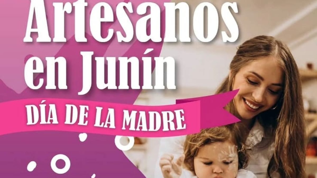 ARTESANOS EN JUNÍN SE PREPARA PARA EL DÍA DE LA MADRE CON UNA FERIA EN LA PLAZA ALBERDI
