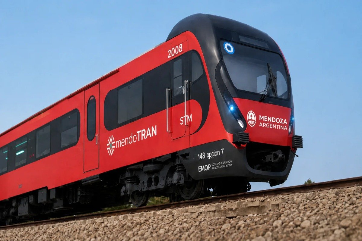 ASÍ SERÁ EL NUEVO TREN DE CERCANÍAS DE MENDOZA: SE CONOCIÓ EL DISEÑO DE LAS FORMACIONES CHINAS