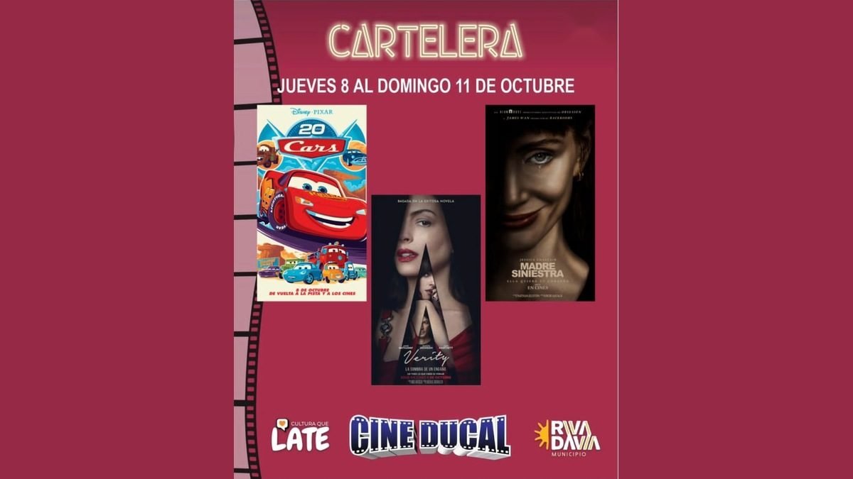 CARTELERA DEL CINE DUCAL: "CARS" FESTEJA SUS 20 AÑOS JUNTO A "VERITY" Y "MADRE SINIESTRA"