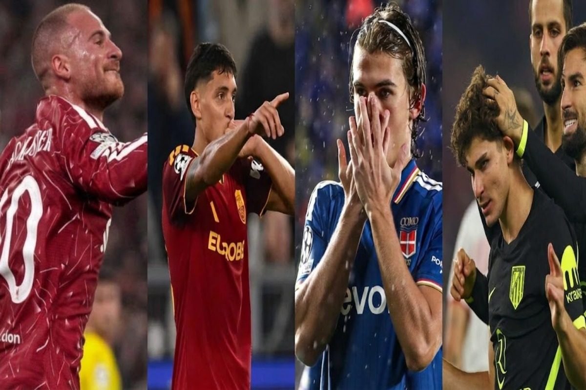 CHAMPIONS LEAGUE: GOLEADAS, REMONTADAS Y UN NICO PAZ BRILLANTE EN UNA FECHA 3 LLENA DE EMOCIONES