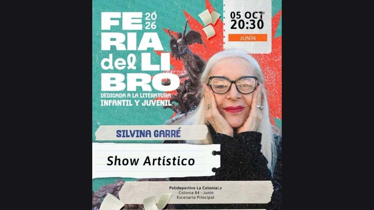 FERIA DEL LIBRO EN JUNÍN: RIVADAVIA LLEVA SUS ESCRITORES Y SILVINA GARRÉ CIERRA LA JORNADA DEL LUNES 5