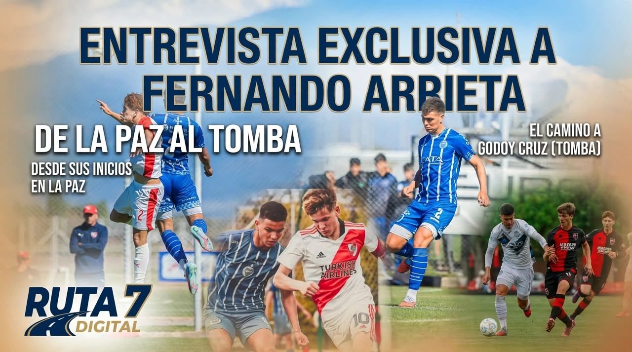 FERNANDO ARRIETA, EL JOVEN DE LA PAZ QUE HACE SEIS AÑOS PERSIGUE SU SUEÑO EN GODOY CRUZ