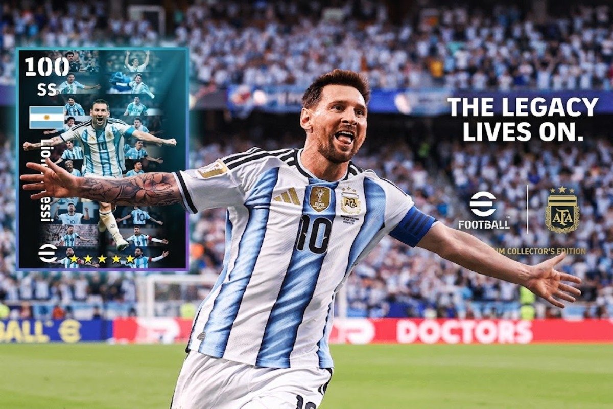 KONAMI HOMENAJEA A MESSI CON UNA NUEVA CARTA EN EFOOTBALL: PODRÍA SER SU ÚLTIMA GRAN EDICIÓN CON ARGENTINA