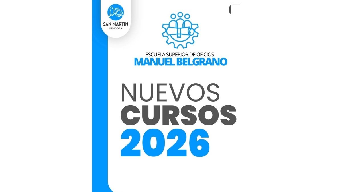 LA ESCUELA DE OFICIOS MANUEL BELGRANO LANZA NUEVOS CURSOS 2026 EN SAN MARTÍN