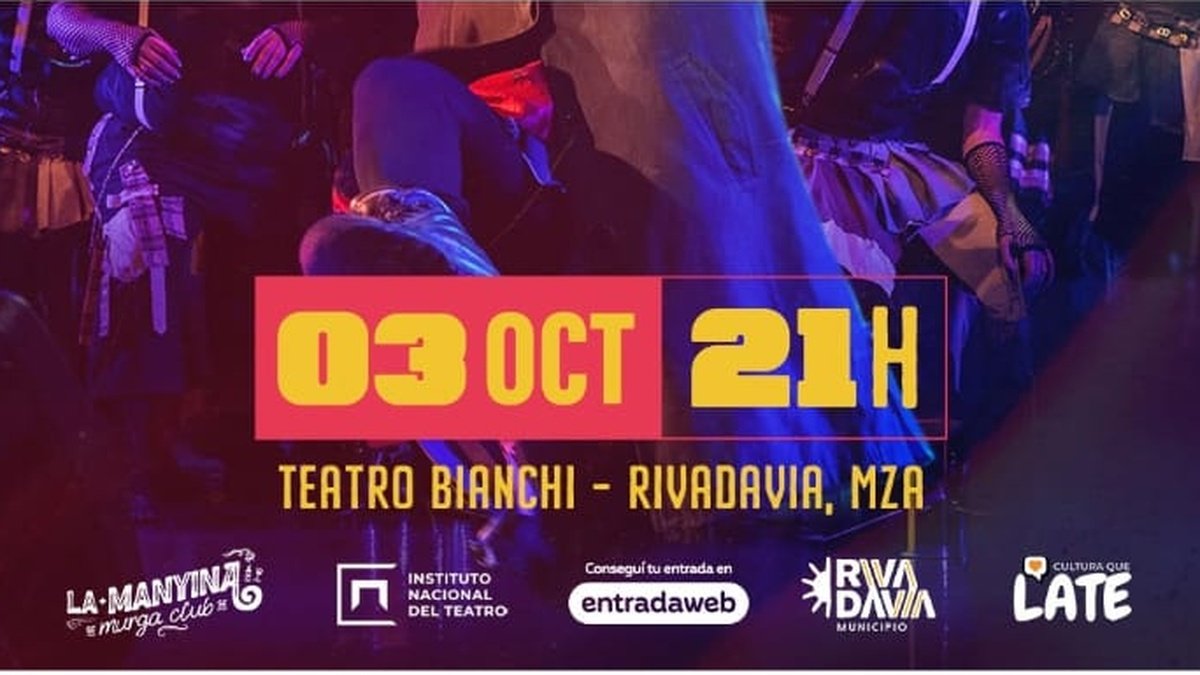 LA MANYINA MURGA CLUB LLEGA A RIVADAVIA CON "EXPECTATIVA Y REALIDAD"