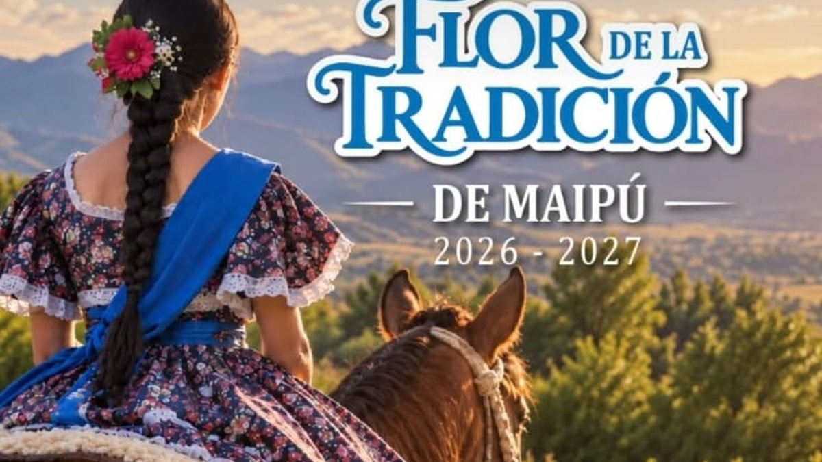 MAIPÚ PROCLAMÓ A SU FLOR DE LA TRADICIÓN 2026-2027