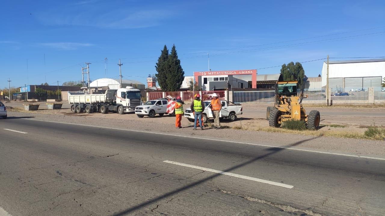 NUEVA ETAPA EN LA RECONSTRUCCIÓN DEL ACCESO ESTE: DESDE EL LUNES HABRÁ OTRO ESTRECHAMIENTO DE CALZADA EN MAIPÚ