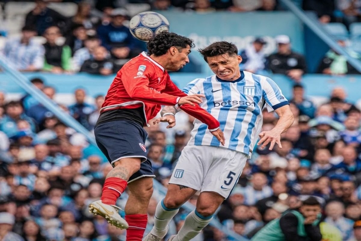 RACING E INDEPENDIENTE EMPATARON 1-1 EN EL CLÁSICO DE AVELLANEDA Y LA ACADEMIA SE FUE SILBADA POR SUS HINCHAS